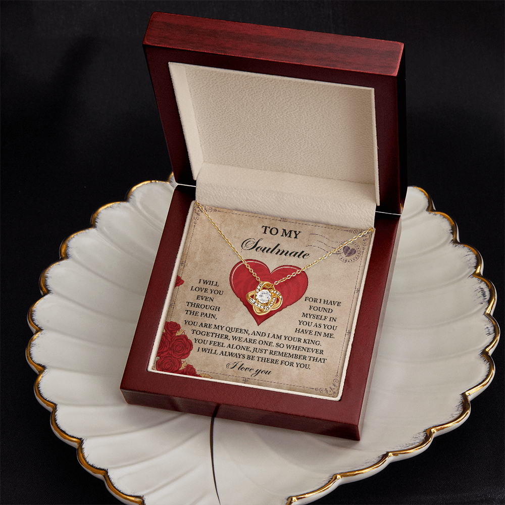 To My Soulmate Necklace, Valentine Gift For Wife From Husband, Valentine's Gift For Wife, Great Valentine Gifts For Her, Valentine's Day For Her