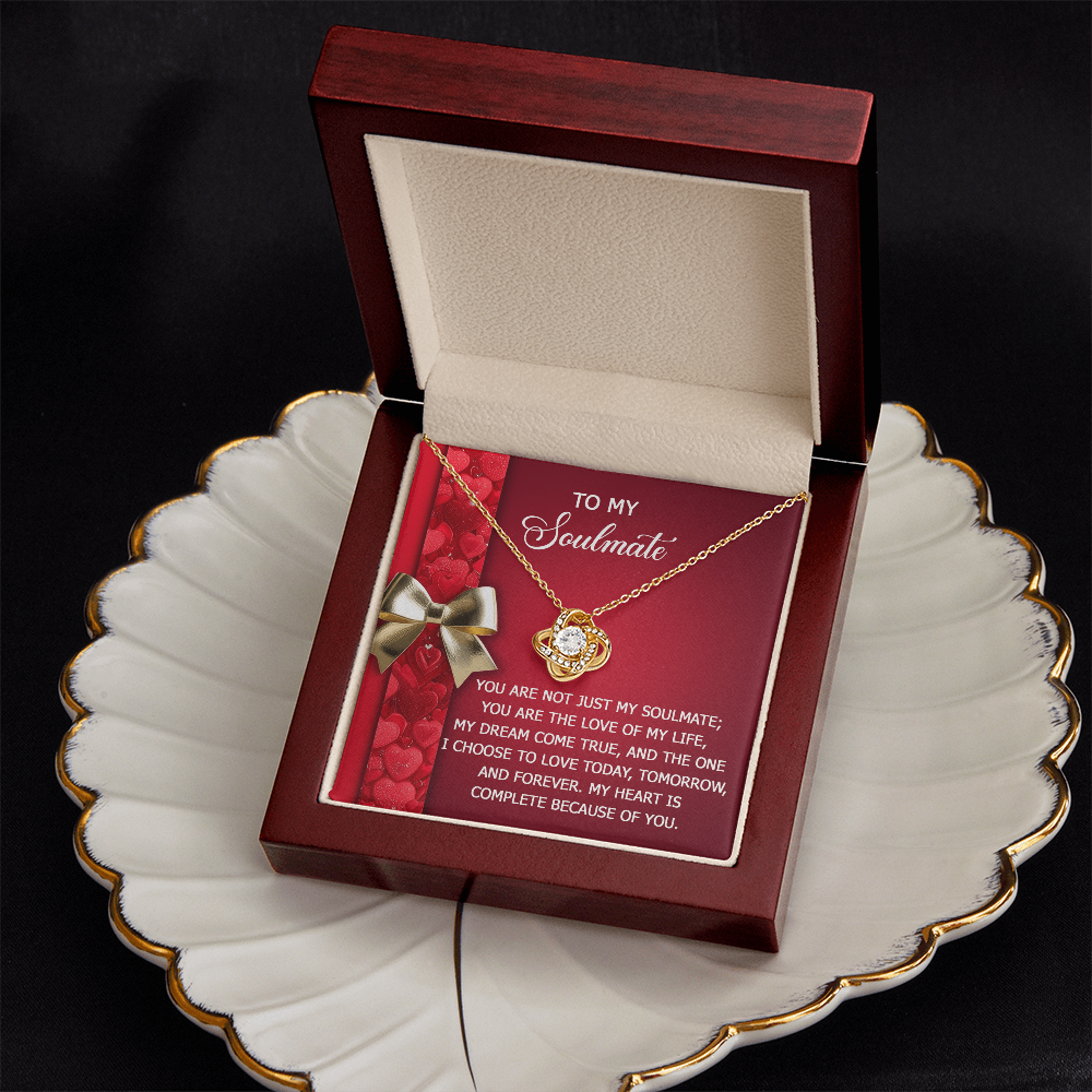 To My Soulmate Necklace, Soulmate Gifts For Women, Valentine Presents For Women, Valentine's Day For Her, Valentine Gifts For Women