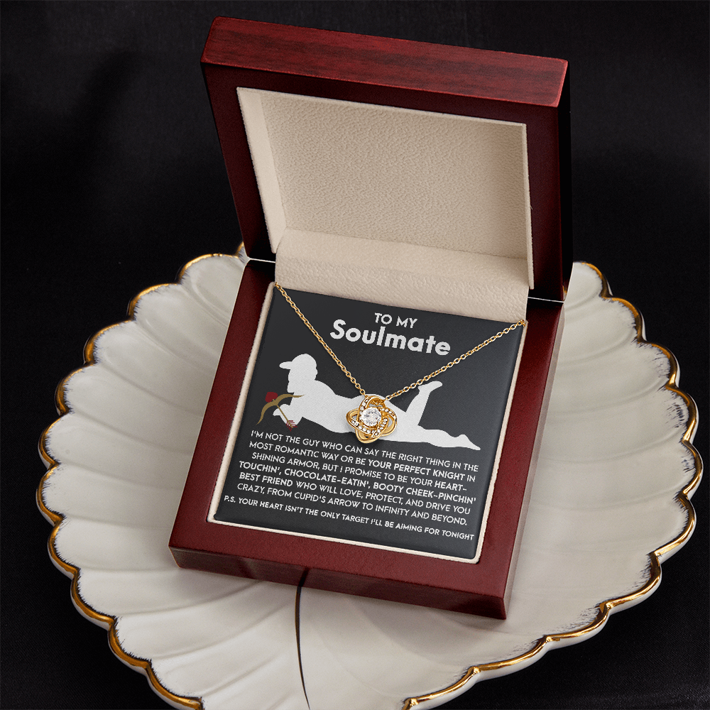 To My Soulmate Necklace, Best Valentine Gifts For Wife, To My Wife Valentine's Day Gift, Valentine's Day Necklace For Her, Valentine Birthday Gifts