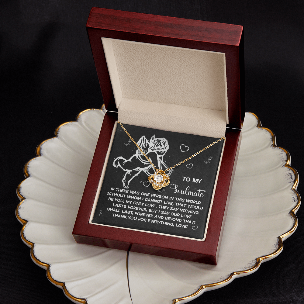 To My Soulmate Necklace, Valentine's Day Gifts, Valentine's Day Gifts For Women, Soulmate Necklace Women, Unique Valentine Gifts For Her