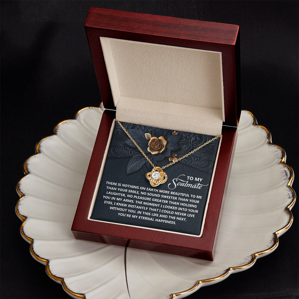 To My Soulmate Necklace, Best Valentine Gift For Wife, Valentine For Her Gift, Soulmate Necklace For Women, Valentine's Day Gifts For Women