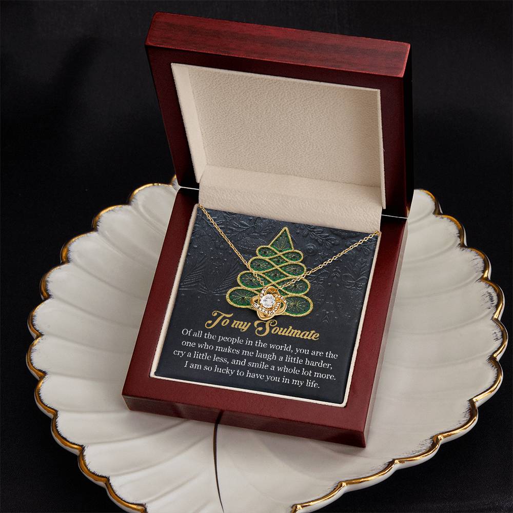 To My Soulmate Necklace, Christmas Gift For Girlfriend, Christmas Gifts Ideas For Wife, Soulmate Necklace Women