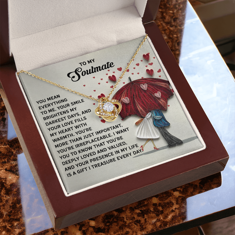 To My Soulmate Necklace, San Valentine Gift For Her, Valentine Presents For Women, Soulmate Gifts For Her, Valentine Gifts For Women
