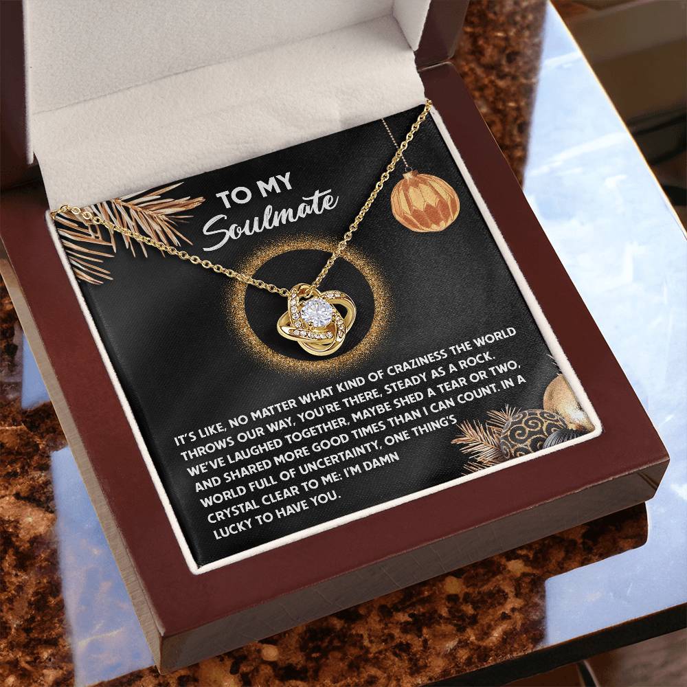 To My Soulmate Necklace, Christmas Gift Ideas 2024, Christmas Presents For Her, Girlfriend Christmas Necklace, Ideas For Christmas
