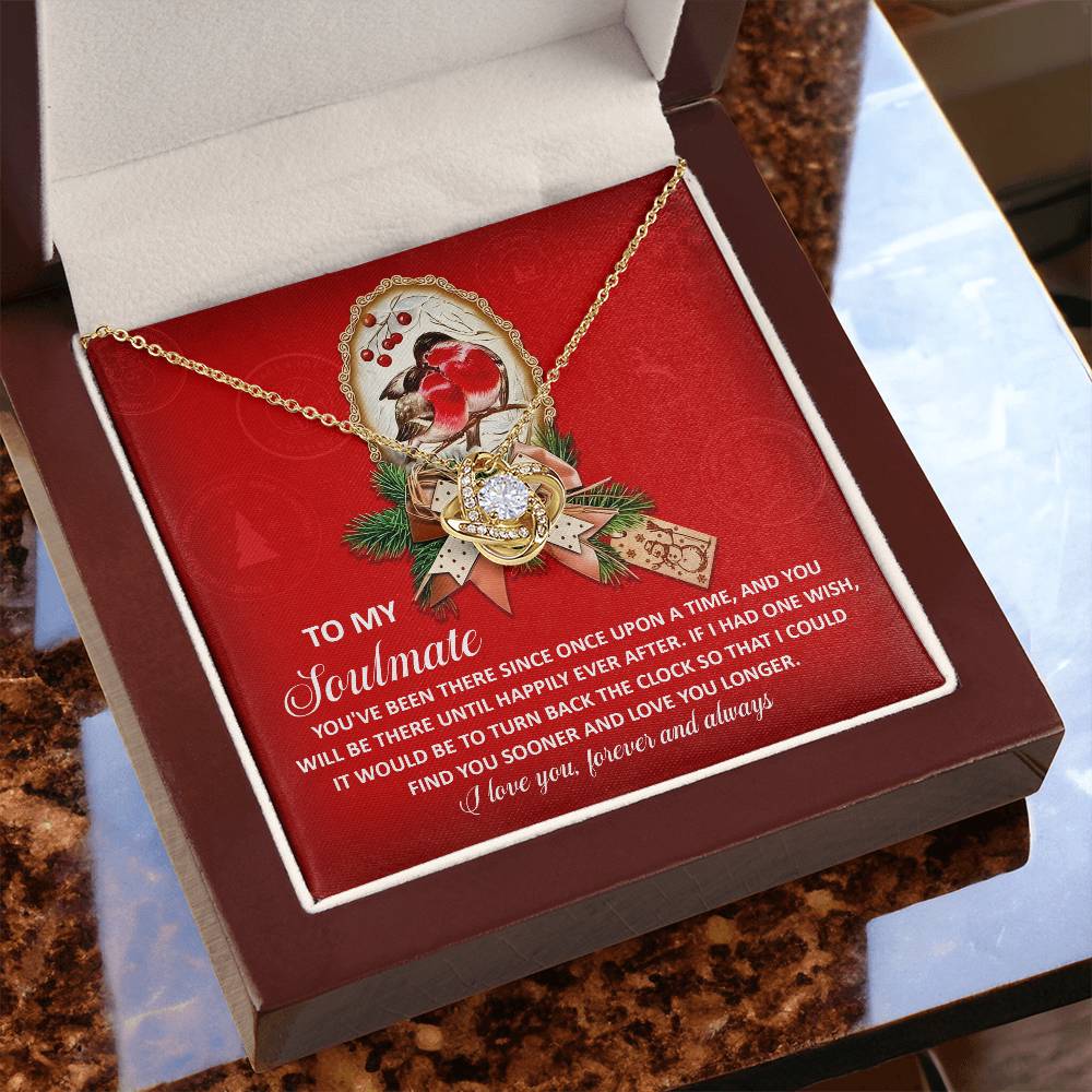 To My Soulmate Necklace, Christmas Gifts For Her, Christmas Presents For Women, Wife's Christmas Gift, Christmas For Wife