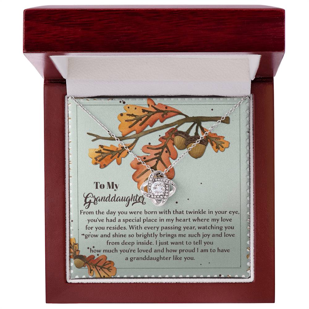 To My Granddaughter Necklace, Gifts For Granddaughter From Grandma, Valentines Card For Granddaughter, Necklace For Granddaughter From Grandpa