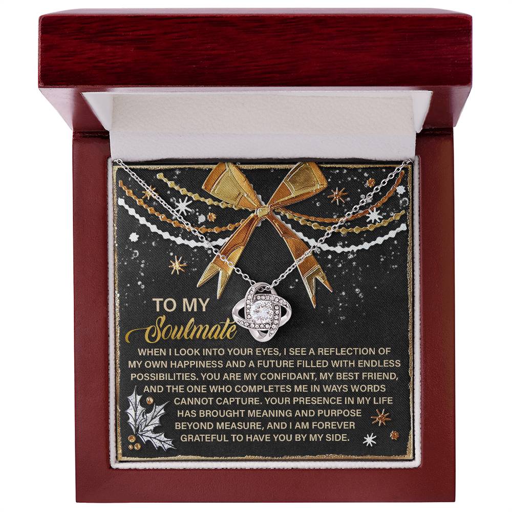 To My Soulmate Necklace For Women, Soulmate Necklace For Women, Christmas For Wife, Funny Christmas Gifts For Wife