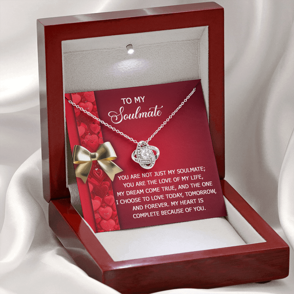 To My Soulmate Necklace, Soulmate Gifts For Women, Valentine Presents For Women, Valentine's Day For Her, Valentine Gifts For Women