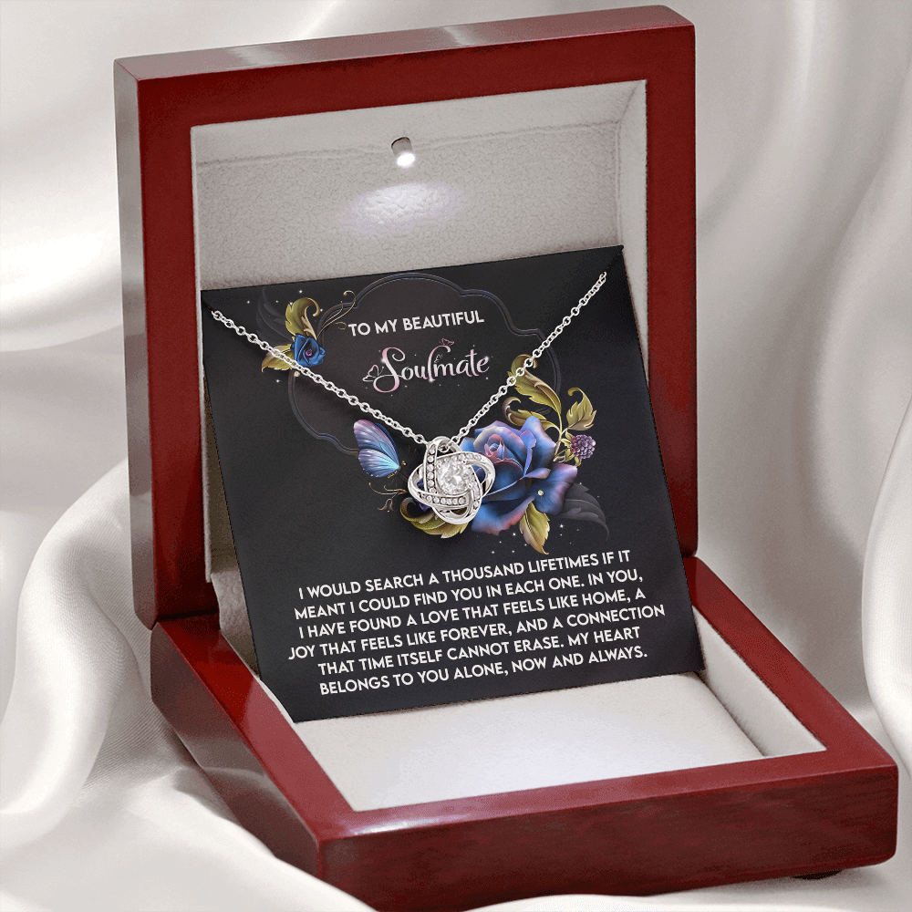 To My Beautiful Soulmate Necklace, Best Gifts For Girlfriend Christmas, Valentine Gifts For Her, Best Valentine Gifts For Her, Valentine's For Her