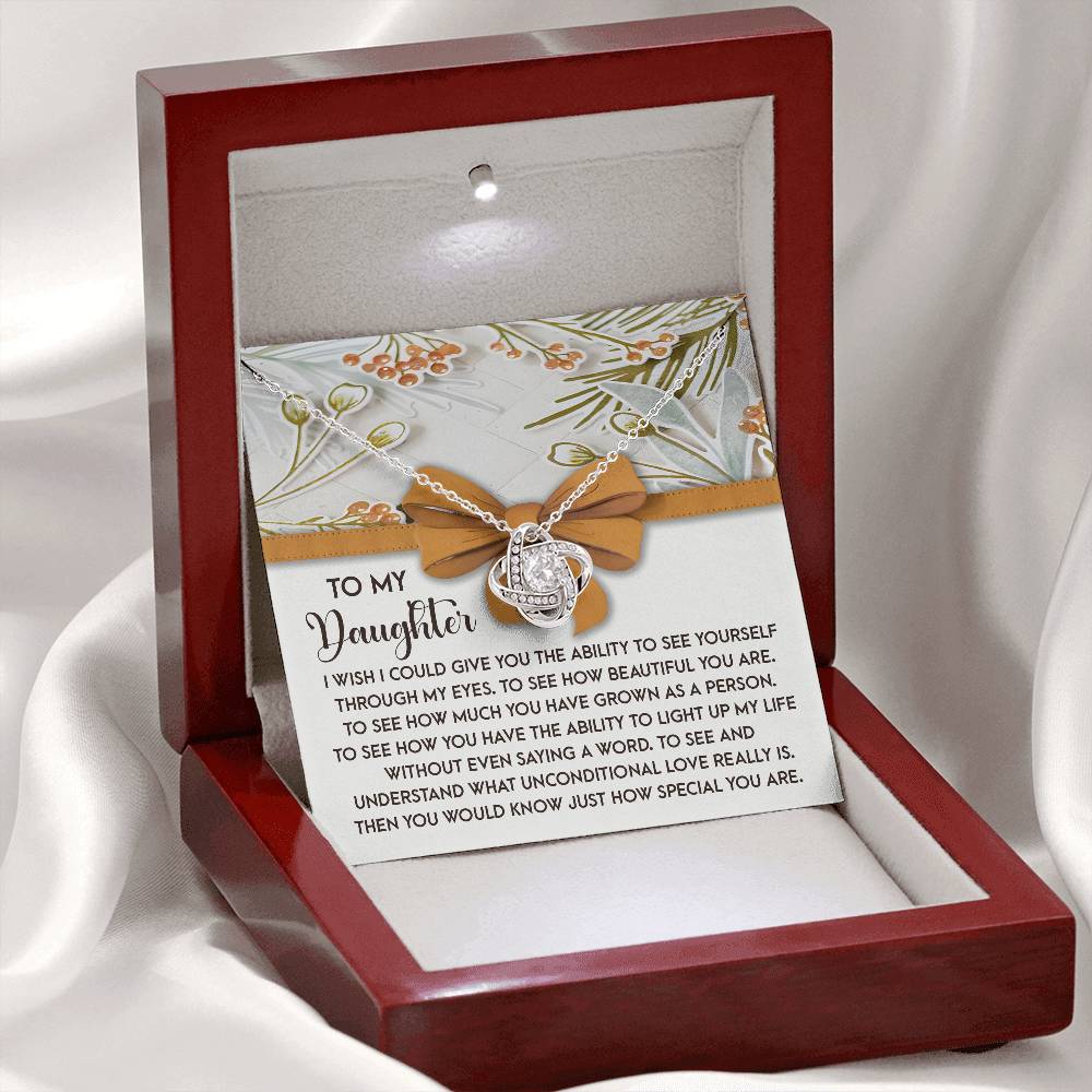 Adult Daughter Christmas Gifts, To My Daughter Necklace, Necklace For Daughter From Dad, To Our Daughter Necklace From Mom And Dad