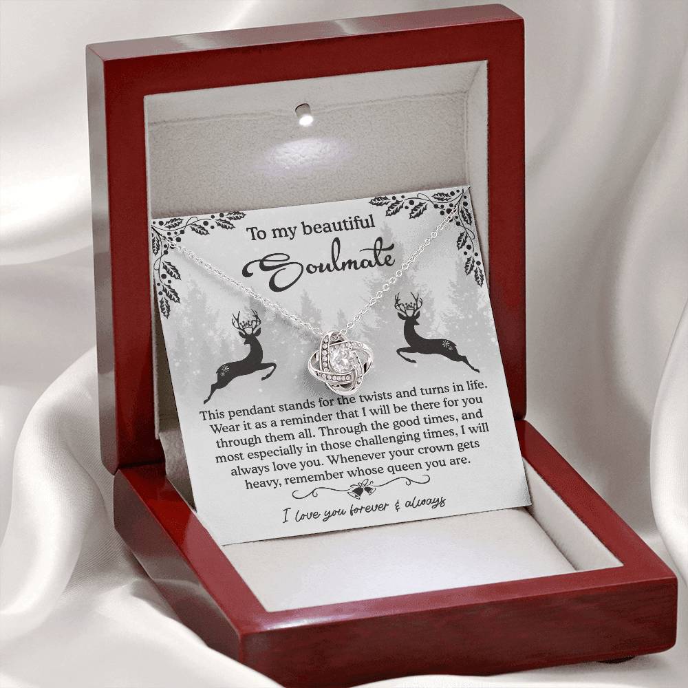 To My Beautiful Soulmate Necklace, My Soulmate Gifts For Her, Wife Christmas Gift Ideas, Christmas Presents For Gf