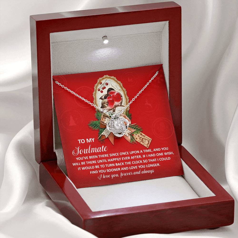 To My Soulmate Necklace, Christmas Gifts For Her, Christmas Presents For Women, Wife's Christmas Gift, Christmas For Wife