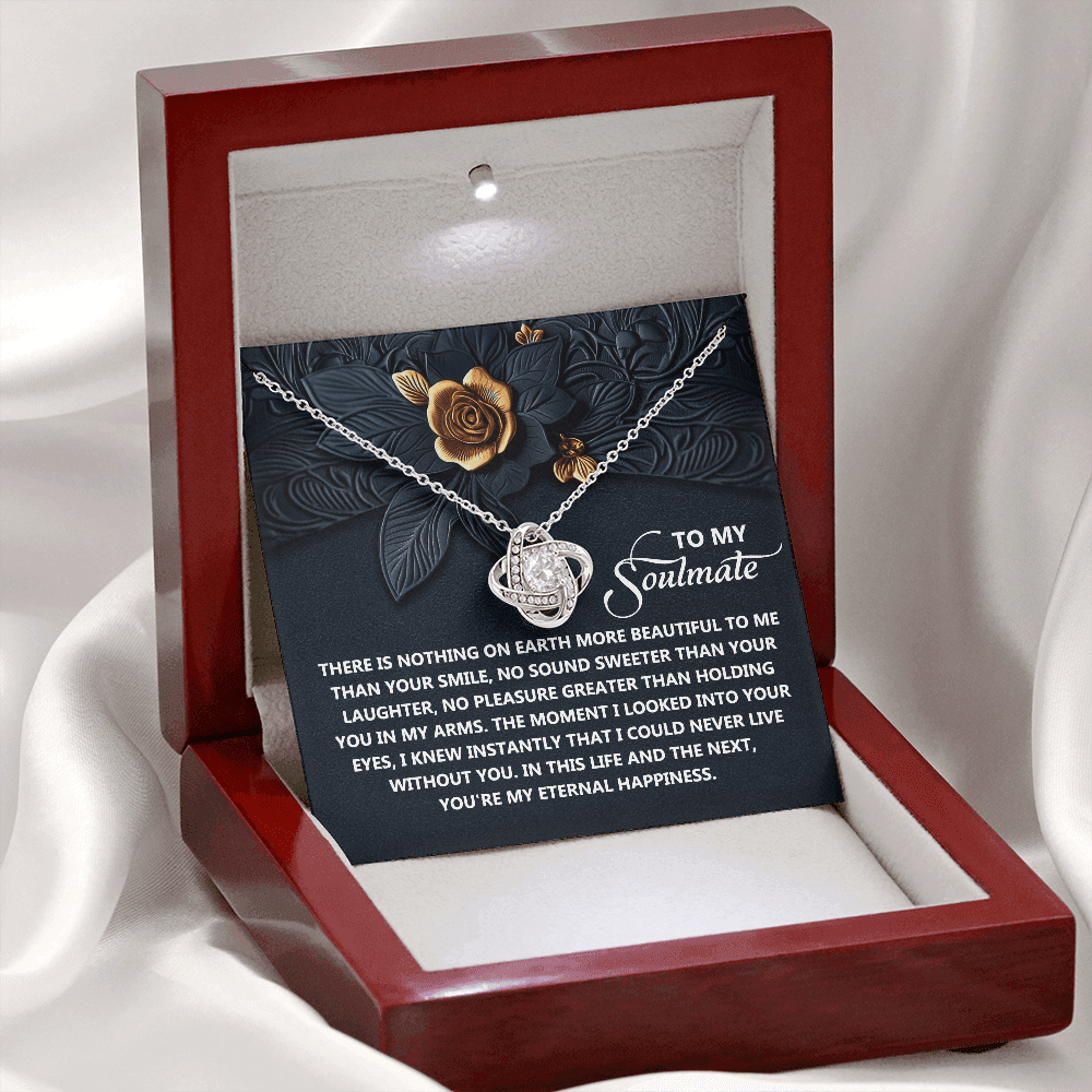 To My Soulmate Necklace, Best Valentine Gift For Wife, Valentine For Her Gift, Soulmate Necklace For Women, Valentine's Day Gifts For Women