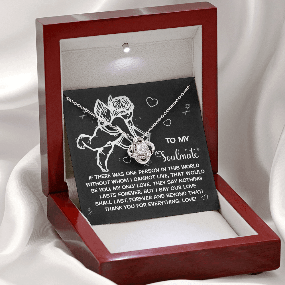 To My Soulmate Necklace, Valentine's Day Gifts, Valentine's Day Gifts For Women, Soulmate Necklace Women, Unique Valentine Gifts For Her