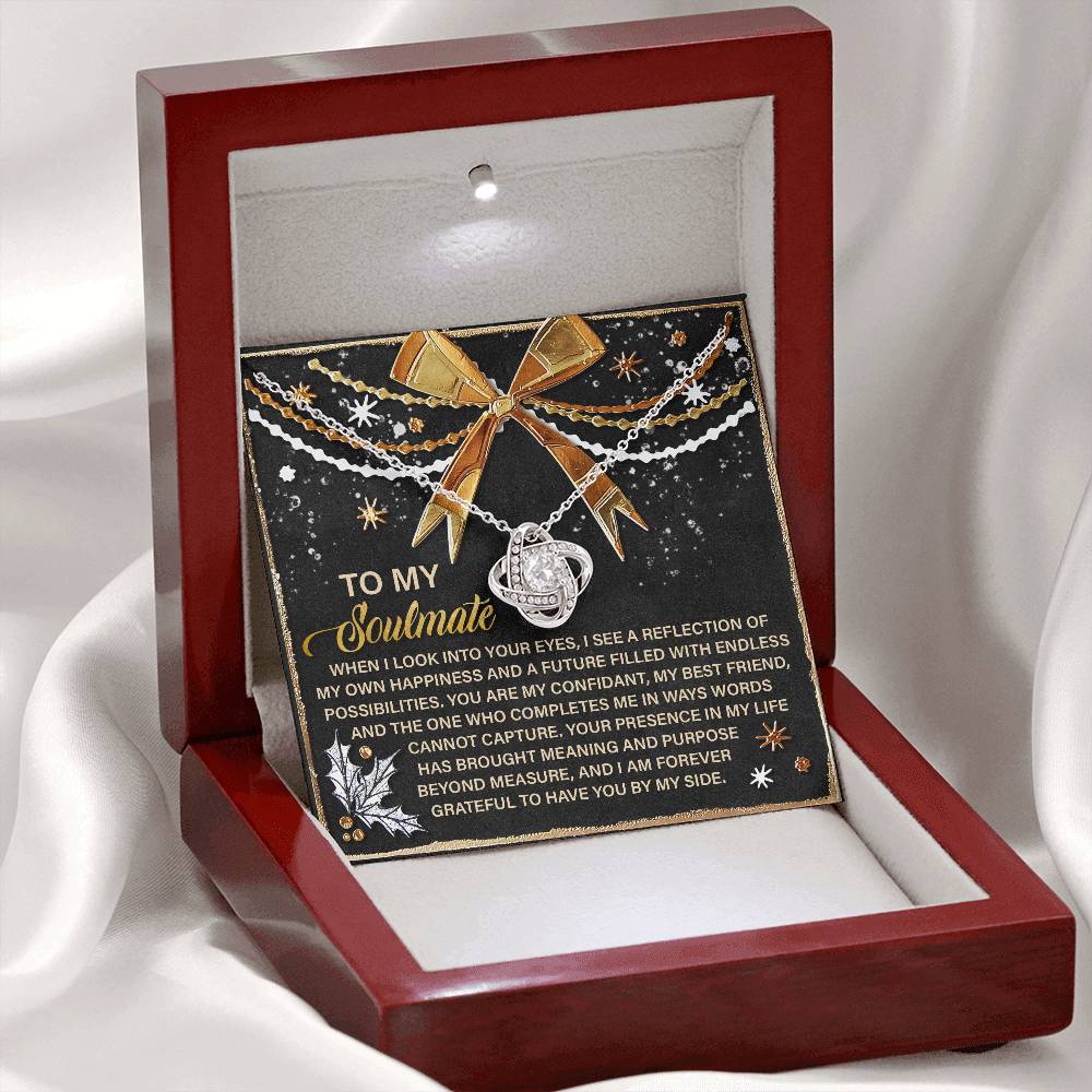 To My Soulmate Necklace For Women, Soulmate Necklace For Women, Christmas For Wife, Funny Christmas Gifts For Wife