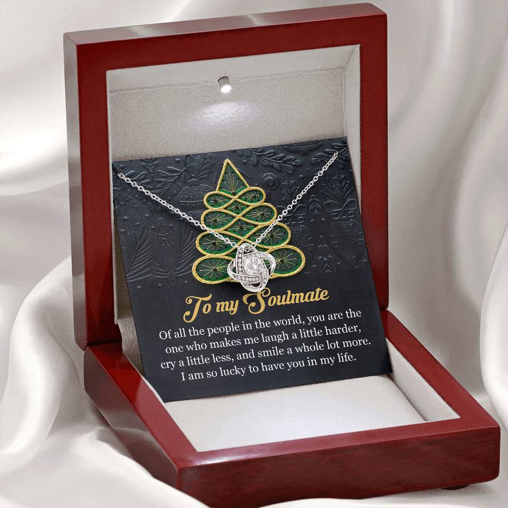 To My Soulmate Necklace, Christmas Gift For Girlfriend, Christmas Gifts Ideas For Wife, Soulmate Necklace Women