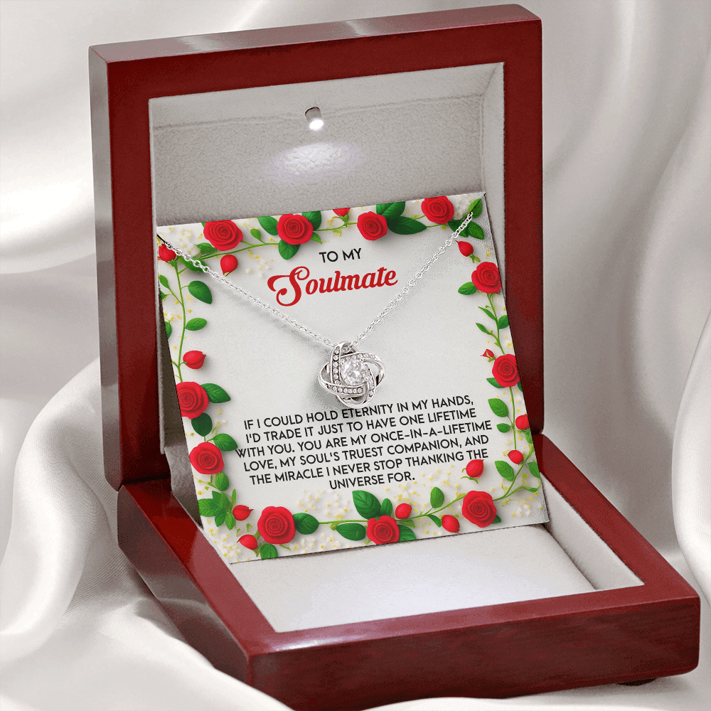 To My Soulmate Necklace, Necklaces For Girlfriend Gold, To My Beautiful Soulmate Necklace, Valentine Gifts For Husbands From Wife