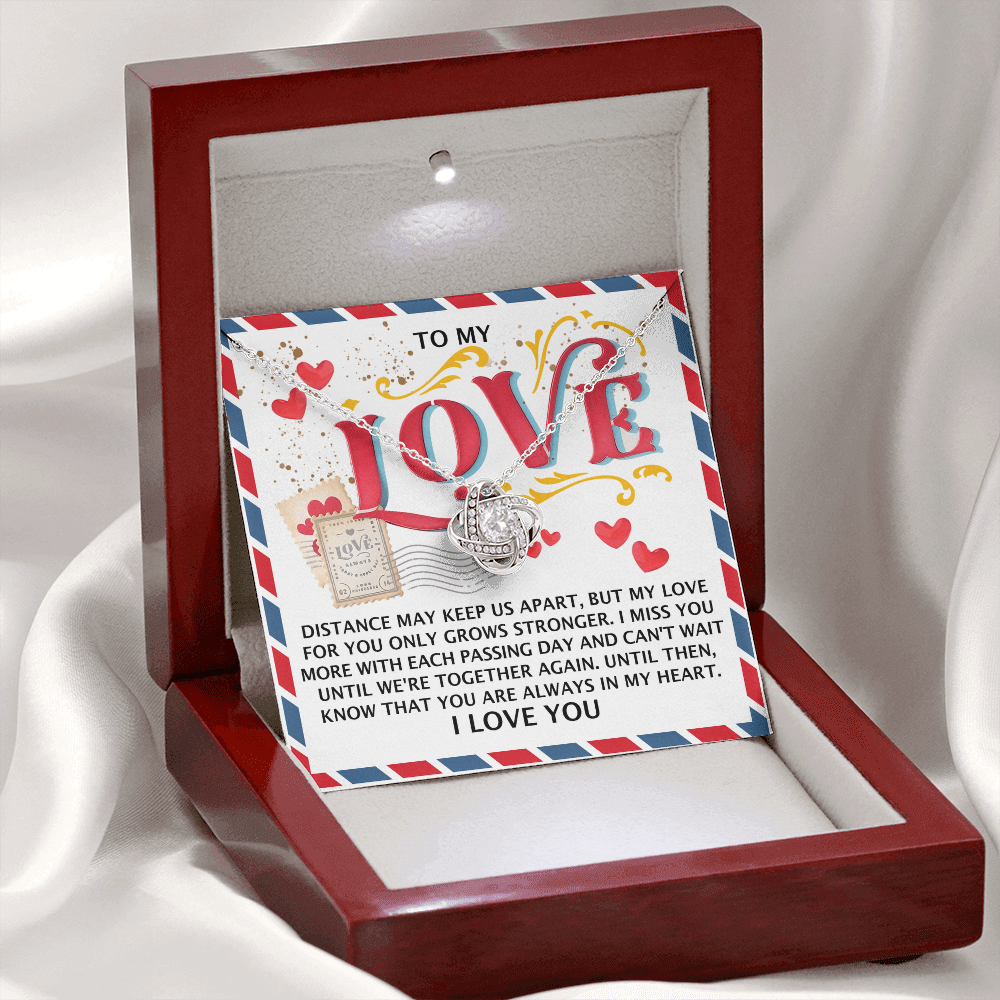 To My Love Necklace, Valentine Gifts For Her, Valentine's Day Necklace For Her, Valentine's Day Gift Wife, Valentine's Day Gifts For Women