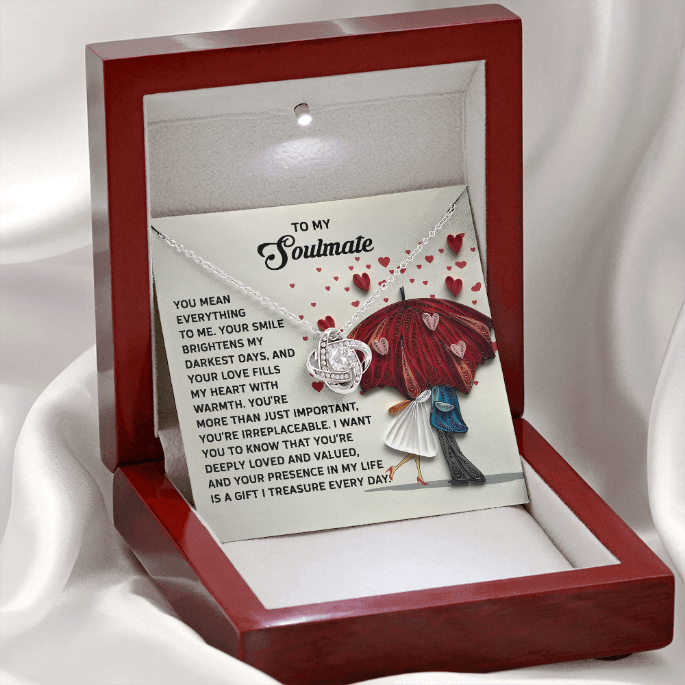 To My Soulmate Necklace, San Valentine Gift For Her, Valentine Presents For Women, Soulmate Gifts For Her, Valentine Gifts For Women