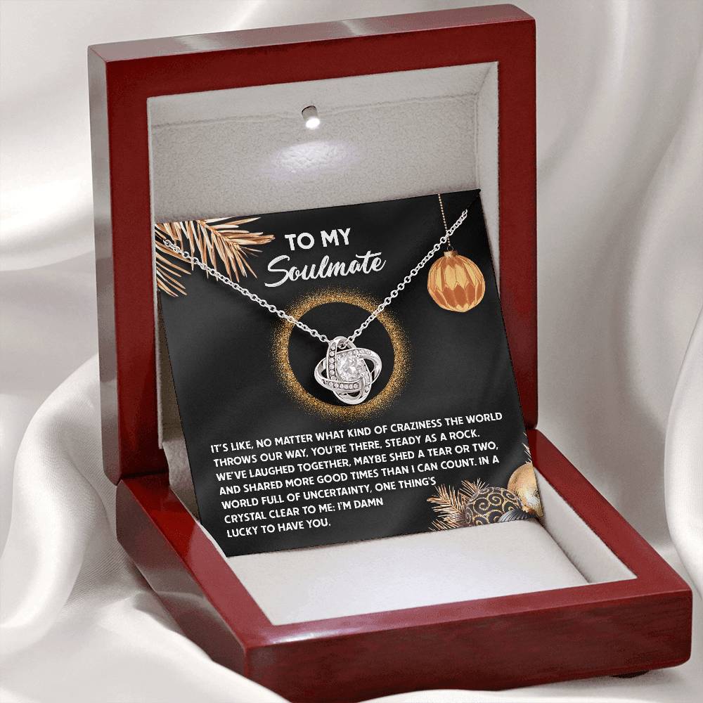 To My Soulmate Necklace, Christmas Gift Ideas 2024, Christmas Presents For Her, Girlfriend Christmas Necklace, Ideas For Christmas