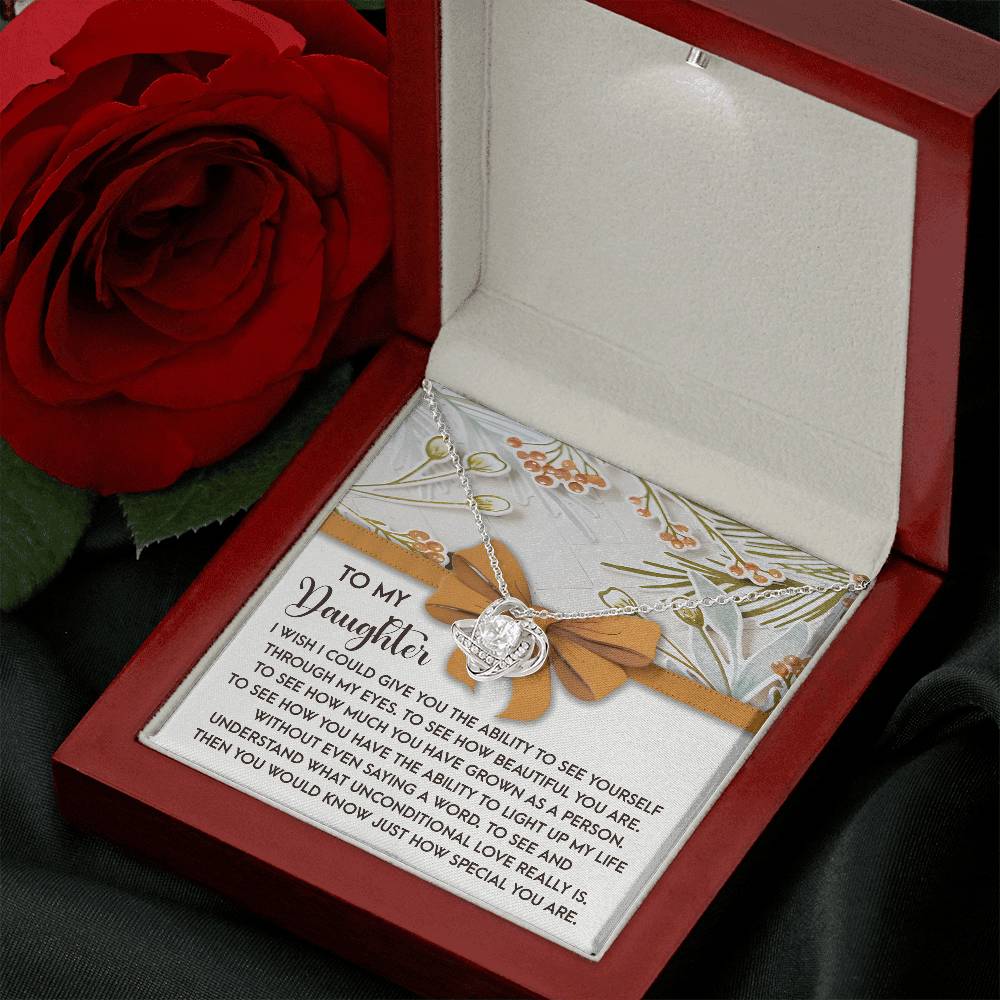 Adult Daughter Christmas Gifts, To My Daughter Necklace, Necklace For Daughter From Dad, To Our Daughter Necklace From Mom And Dad