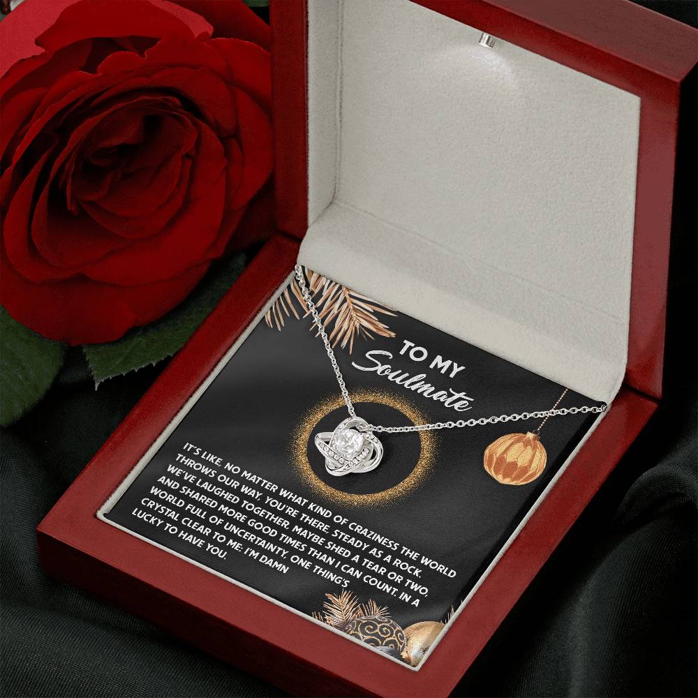 To My Soulmate Necklace, Christmas Gift Ideas 2024, Christmas Presents For Her, Girlfriend Christmas Necklace, Ideas For Christmas