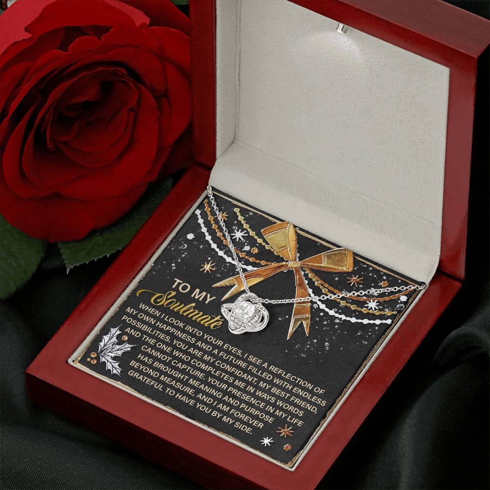 To My Soulmate Necklace For Women, Soulmate Necklace For Women, Christmas For Wife, Funny Christmas Gifts For Wife
