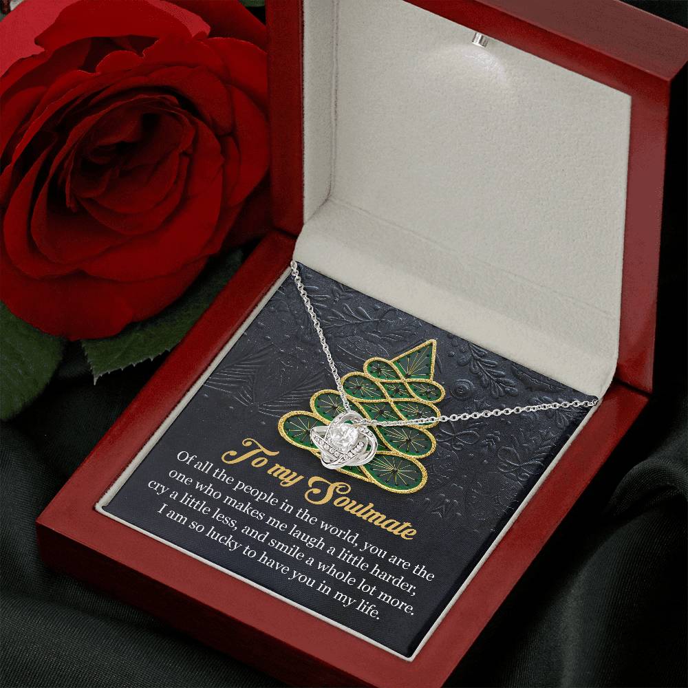 To My Soulmate Necklace, Christmas Gift For Girlfriend, Christmas Gifts Ideas For Wife, Soulmate Necklace Women