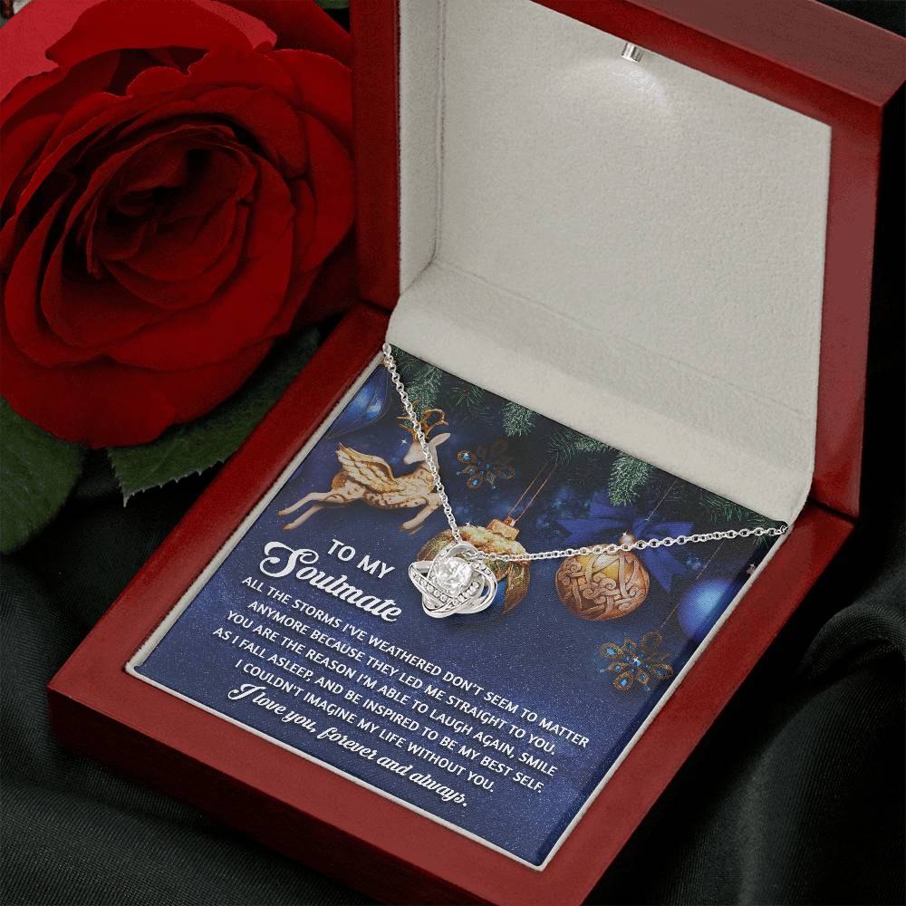 To My Soulmate Necklace, Christmas Gifts For Wife, Gifts For Husband From Wife Unique Christmas, Wife Christmas Gift, Christmas For Wife