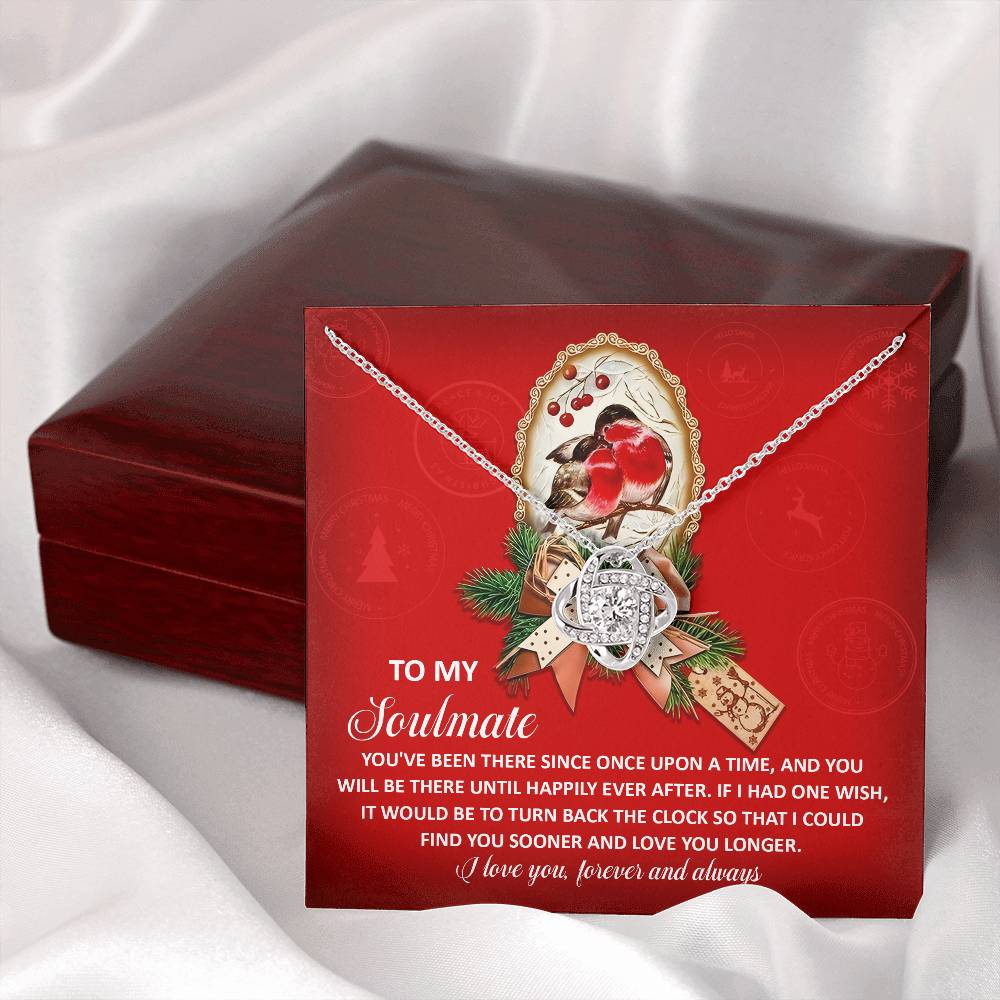 To My Soulmate Necklace, Christmas Gifts For Her, Christmas Presents For Women, Wife's Christmas Gift, Christmas For Wife