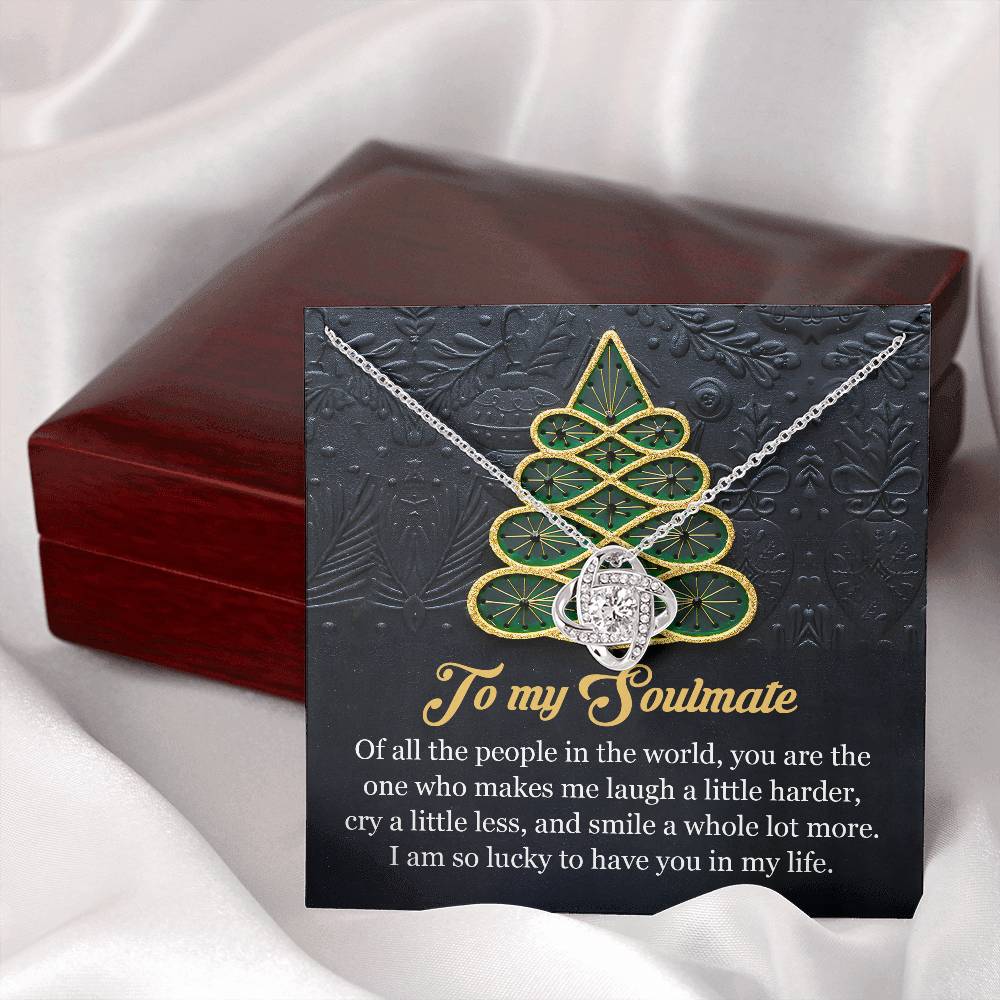 To My Soulmate Necklace, Christmas Gift For Girlfriend, Christmas Gifts Ideas For Wife, Soulmate Necklace Women