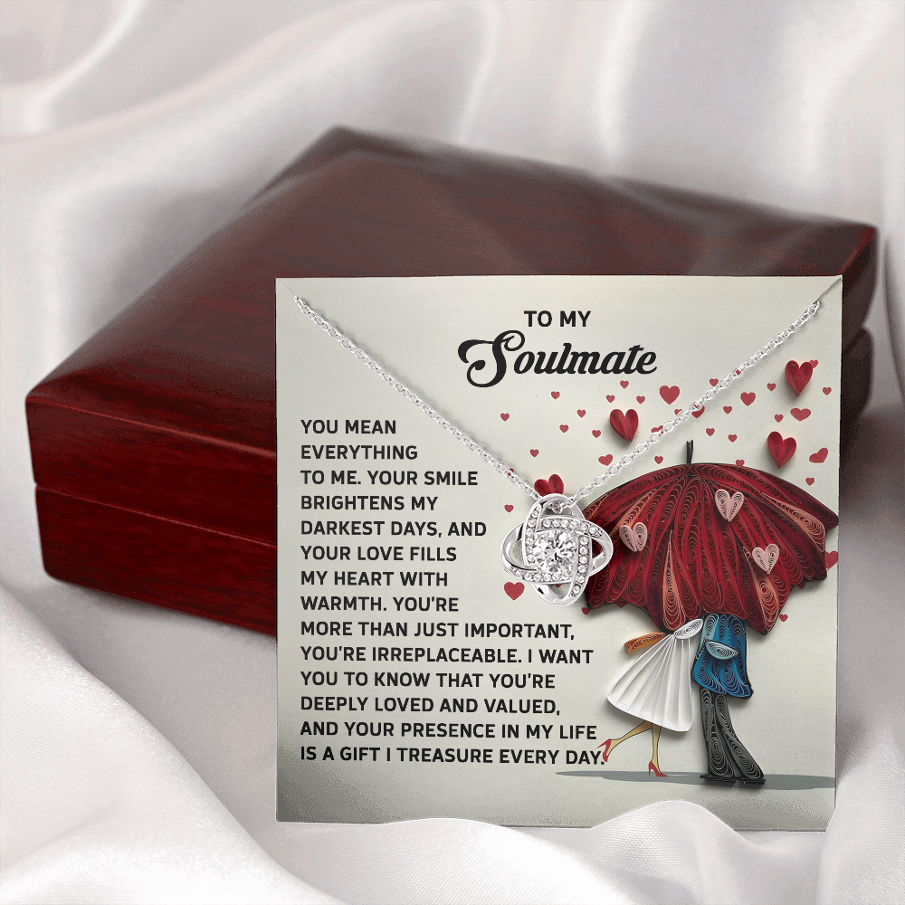 To My Soulmate Necklace, San Valentine Gift For Her, Valentine Presents For Women, Soulmate Gifts For Her, Valentine Gifts For Women