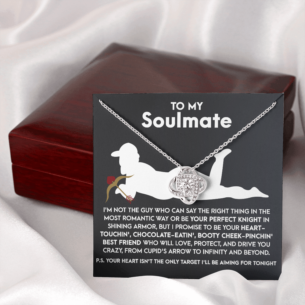 To My Soulmate Necklace, Best Valentine Gifts For Wife, To My Wife Valentine's Day Gift, Valentine's Day Necklace For Her, Valentine Birthday Gifts
