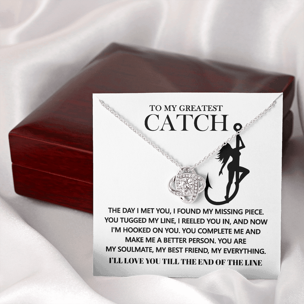 To My Greatest Catch Necklace, Naughty Valentine's Gifts For Wife, Best Valentine Gifts For Her, Valentine Presents For Women, Valentine's For Her