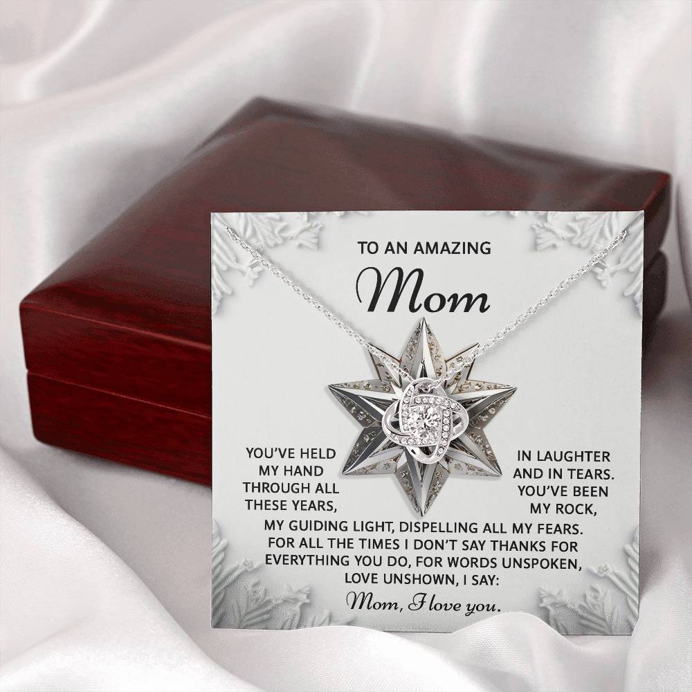 To My Amazing Mom Necklace, Christmas For Mom From Son, Christmas Gift For My Mom, Mom Christmas Gifts From Son