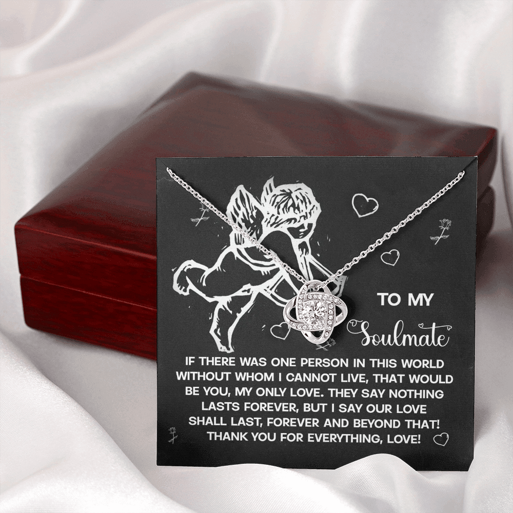 To My Soulmate Necklace, Valentine's Day Gifts, Valentine's Day Gifts For Women, Soulmate Necklace Women, Unique Valentine Gifts For Her