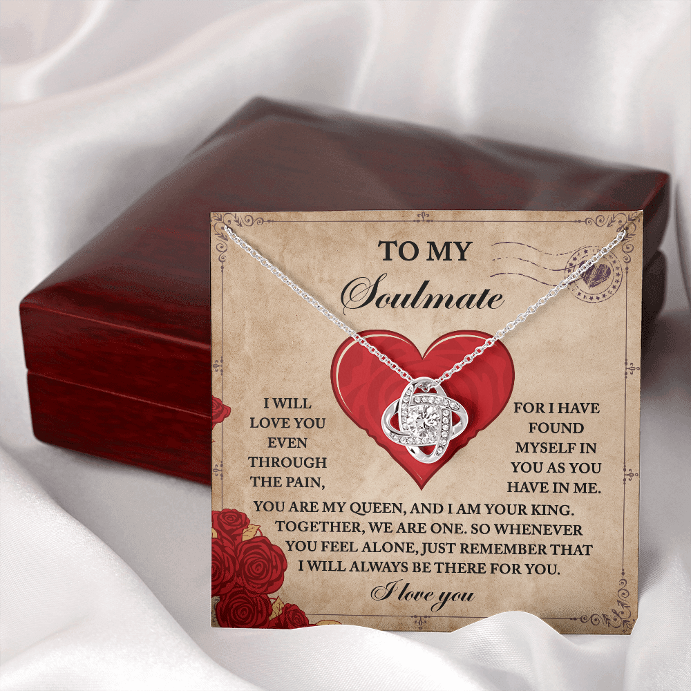 To My Soulmate Necklace, Valentine Gift For Wife From Husband, Valentine's Gift For Wife, Great Valentine Gifts For Her, Valentine's Day For Her