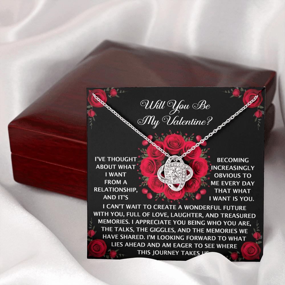 Will You Be My Valentine Necklace, Valentine's Day For Her, Unique Valentine Gifts For Her, Valentine's Day Necklace For Her, Valentine Funny Gifts