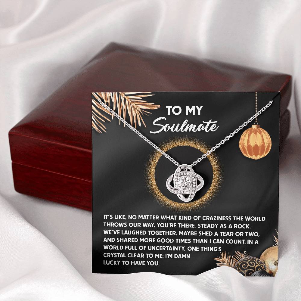 To My Soulmate Necklace, Christmas Gift Ideas 2024, Christmas Presents For Her, Girlfriend Christmas Necklace, Ideas For Christmas