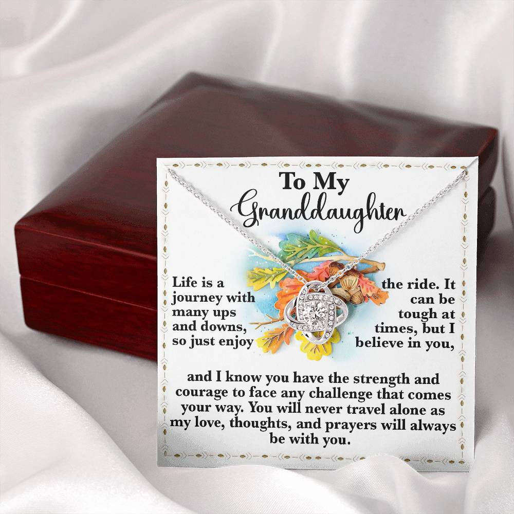 To My Granddaughter Necklace, Gifts For Granddaughter From Grandparents, Granddaughter Necklace From Nana, Valentines Gifts For Granddaughter