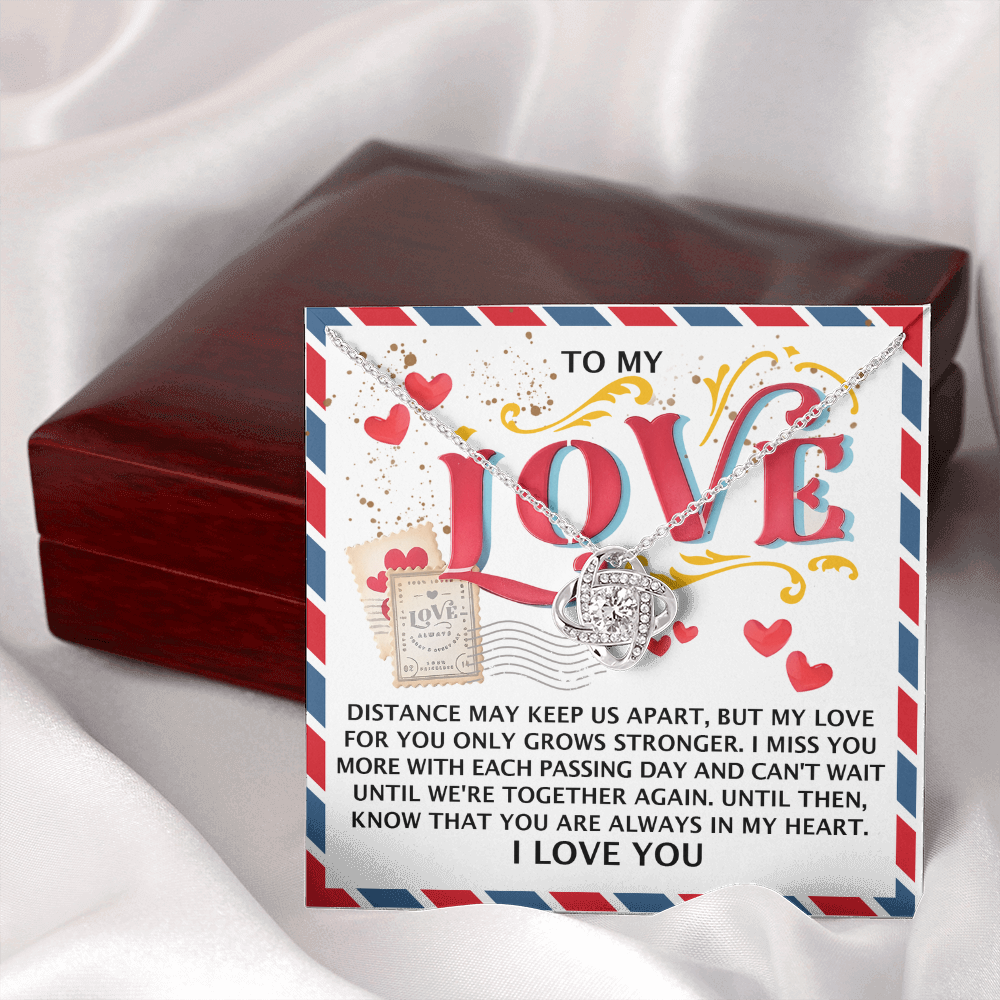 To My Love Necklace, Valentine Gifts For Her, Valentine's Day Necklace For Her, Valentine's Day Gift Wife, Valentine's Day Gifts For Women