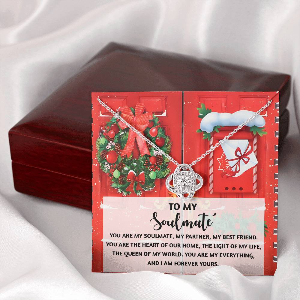 To My Soulmate Necklace, Christmas Gifts For My Wife, Funny Christmas Gift For Wife, Soulmate Gifts For Her, Christmas For Wife