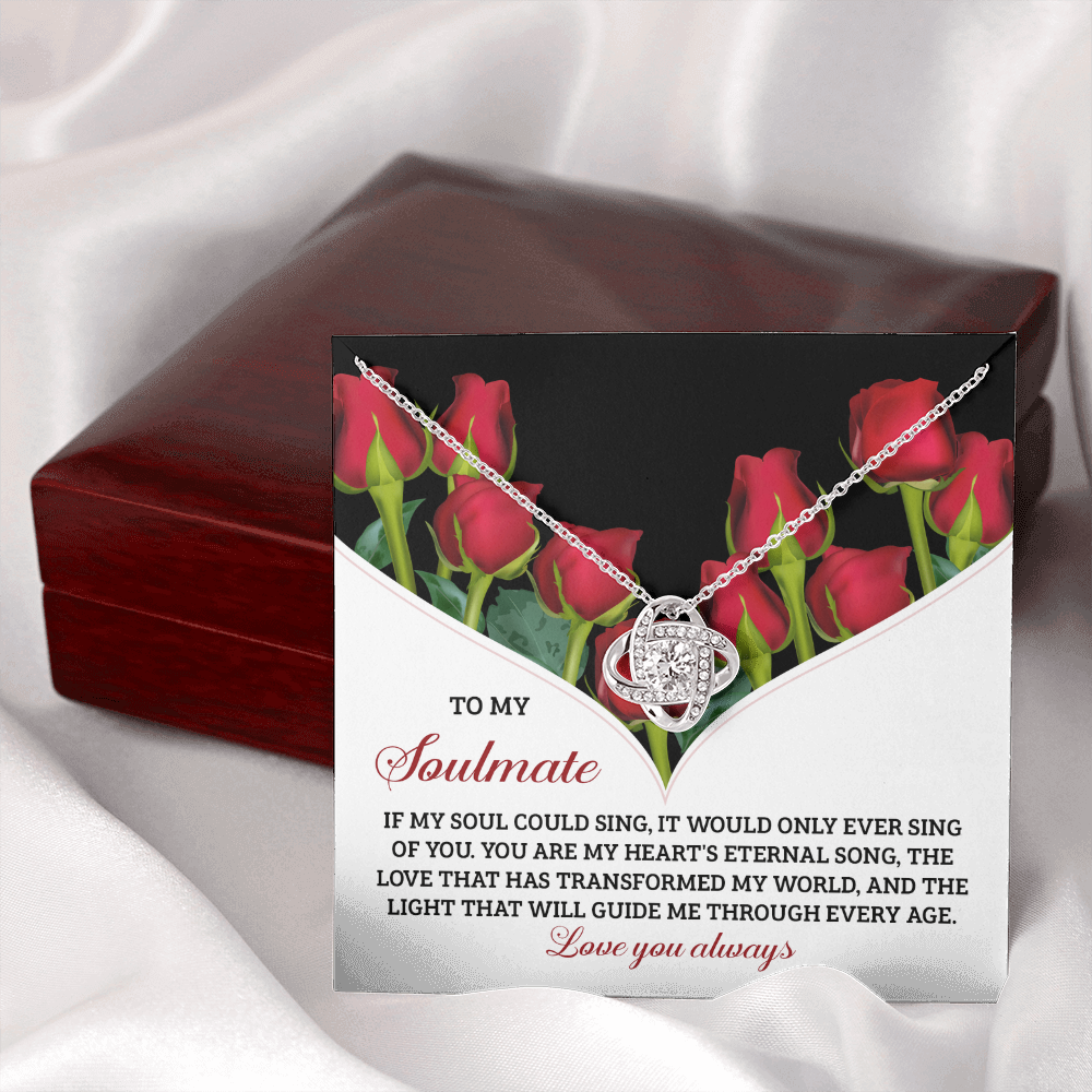 To My Soulmate Necklace, Gift For A Girlfriend Woman, Soulmate Necklace For Women, Valentine Gifts For My Wife, Necklaces For Your Girlfriend