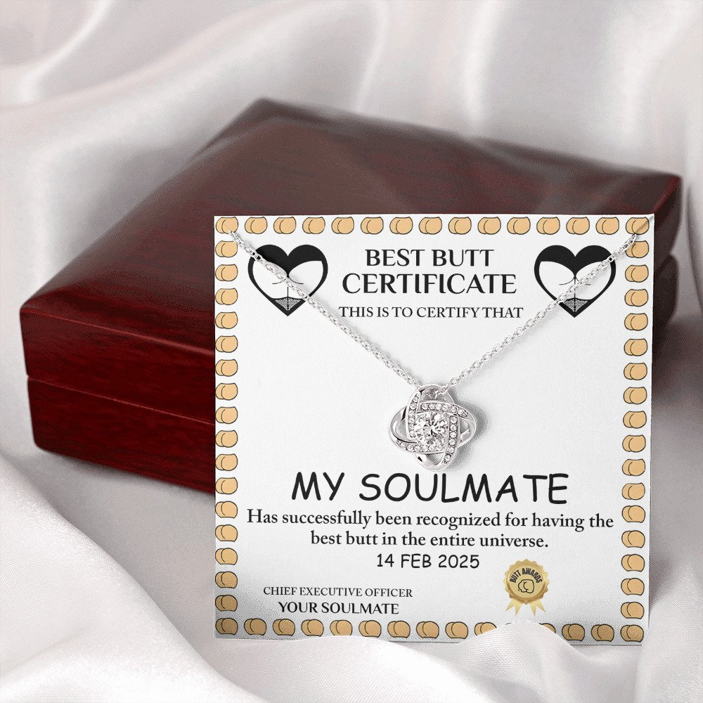 My Soulmate Necklace, To My Soulmate Necklace, Valentine For Her Gift, Valentine's Gift For Women, To My Soulmate Necklace For Women Funny