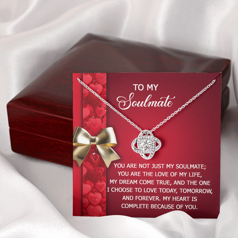 To My Soulmate Necklace, Soulmate Gifts For Women, Valentine Presents For Women, Valentine's Day For Her, Valentine Gifts For Women