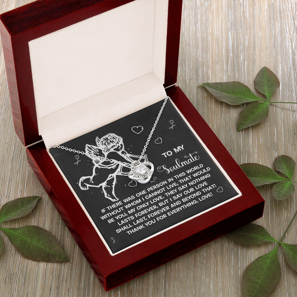 To My Soulmate Necklace, Valentine's Day Gifts, Valentine's Day Gifts For Women, Soulmate Necklace Women, Unique Valentine Gifts For Her