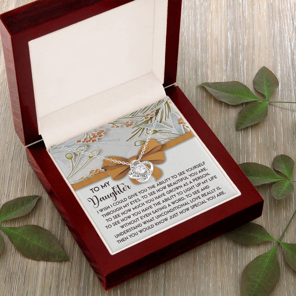 Adult Daughter Christmas Gifts, To My Daughter Necklace, Necklace For Daughter From Dad, To Our Daughter Necklace From Mom And Dad