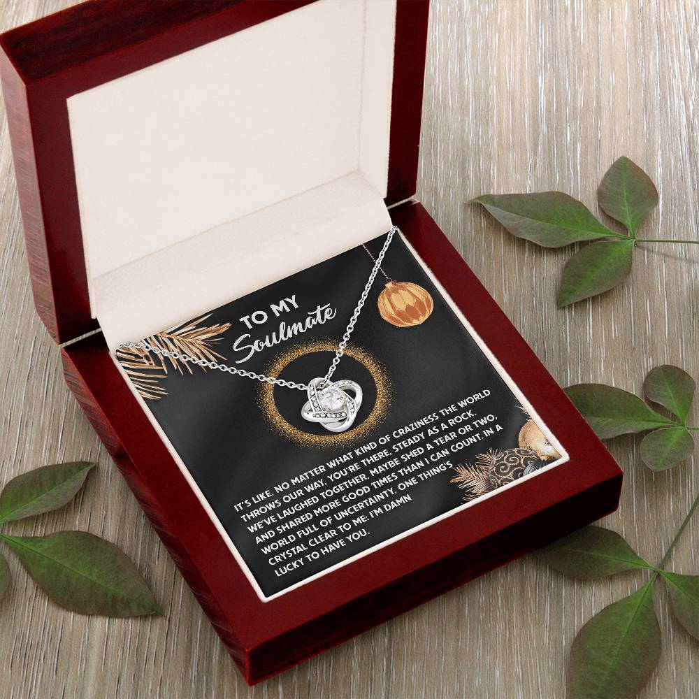 To My Soulmate Necklace, Christmas Gift Ideas 2024, Christmas Presents For Her, Girlfriend Christmas Necklace, Ideas For Christmas