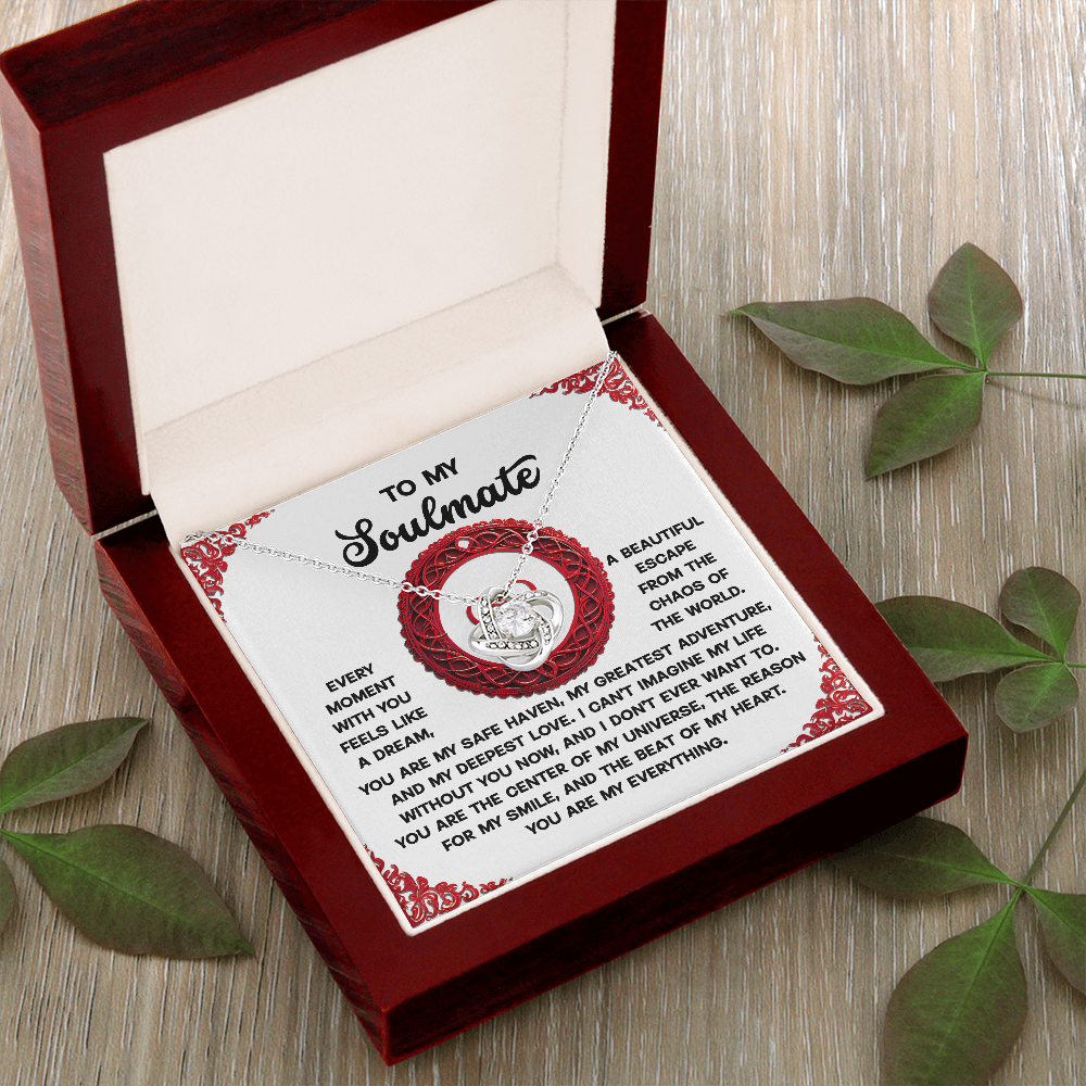 To My Soulmate Necklace, Valentine's Day Gifts, Valentine's Day Gifts For Women, Soulmate Necklace Women, Unique Valentine Gifts For Her