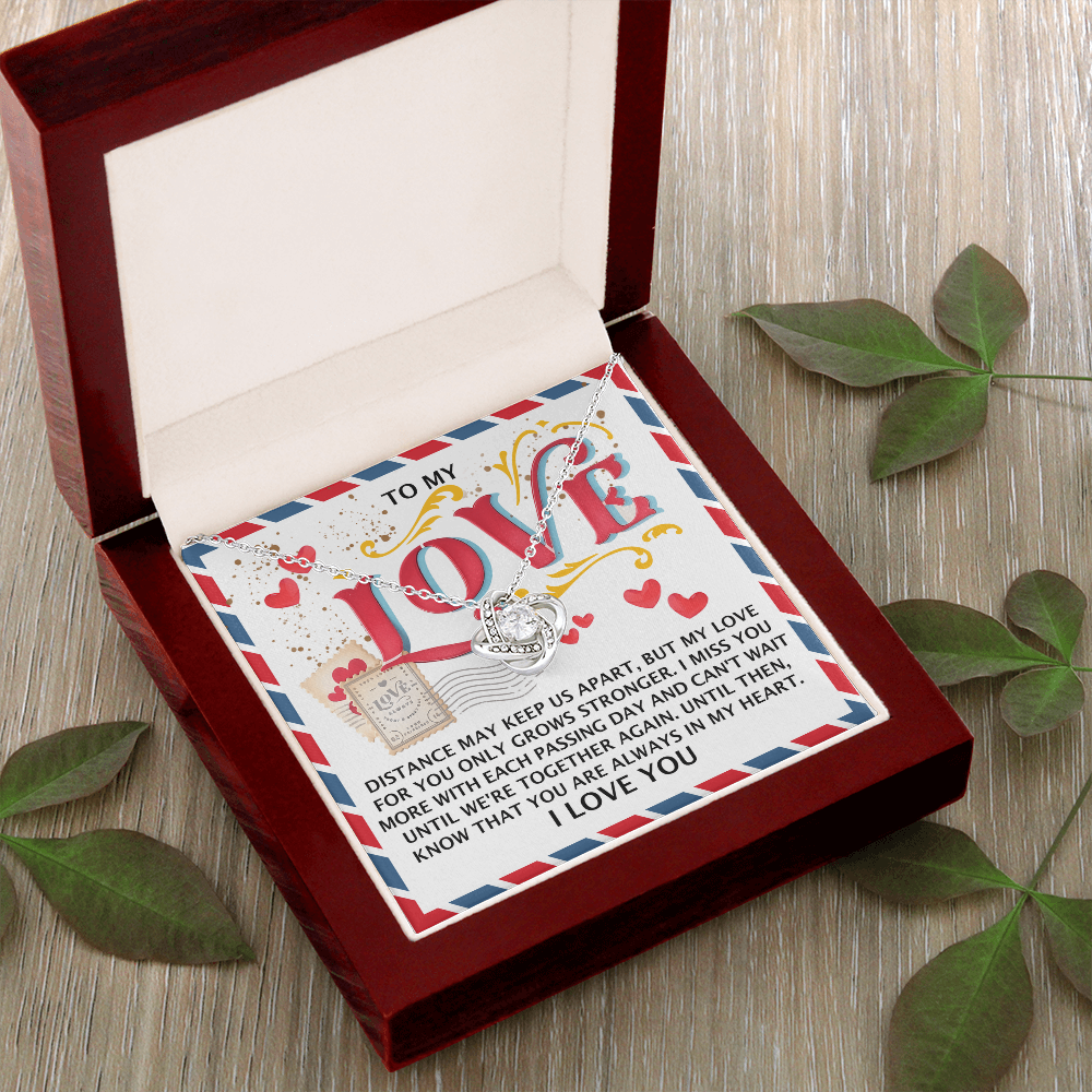 To My Love Necklace, Valentine Gifts For Her, Valentine's Day Necklace For Her, Valentine's Day Gift Wife, Valentine's Day Gifts For Women
